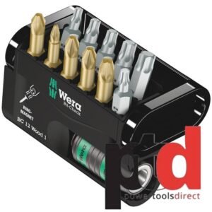 Wera Bit-Check 12 Wood 1, Universal Bit Holder with Ring Magnet and Bits, 12pc — buy online Australia
