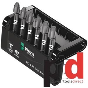 Wera Bit-Check 6 PZ Impaktor Bits – 6pc — buy online Australia