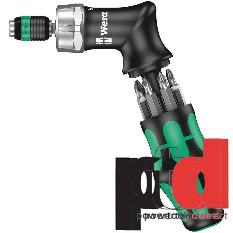 Wera Kraftform Kompakt Pistol RA, Ratcheting Screwdriver Set, 7pc — buy online Australia