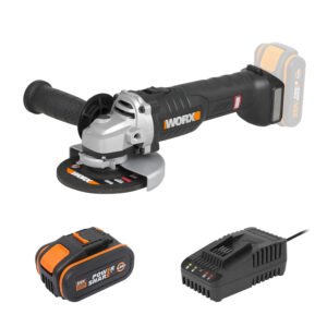 WORX 20V 125mm Angle Grinder: Brushless | 4Ah POWERSHARE Kit — buy online Australia